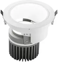 40W LED įleidžiamas šviestuvas ELITE, baltas, CCT