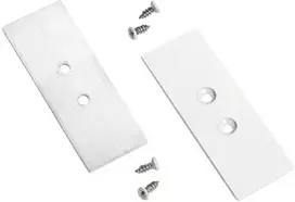LED profilio užbaigimai DUAL, baltos sp., 2vnt.