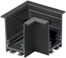 Magnetinės sistemos DAVINCI įmontuojamo bėgelio kampinis sujungimas, juodas