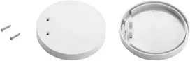 LED profilio užbaigimai TUBE, balti, 2vnt.