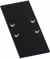 Magnetinės sistemos DAVINCI pakabinamo bėgelio užbaigimas, juodas
