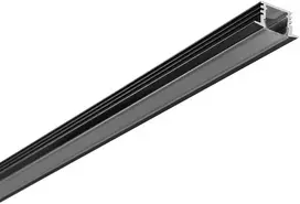 Įleidžiamas LED profilis BERLINO, juodas, 2m