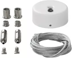 Magnetinės sistemos DAVINCI pakabinimo rinkinys, baltas, 2vnt.