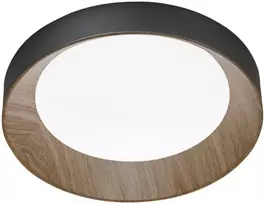 23W LED lubinis šviestuvas ARKA, juodas, CCT
