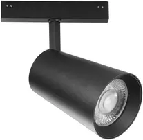 30W LED šviestuvas, montuojamas į DAVINCI sistemą, juodas, 4000K