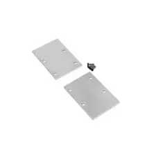 LED juostos profilio PIXEL33-02 užbaigimo elementai, sidabro sp., 2vnt.