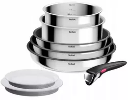 Tefal Ingenio Cook Eat L881S804 8 dalių sidabrinis