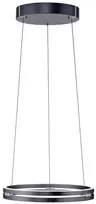 50W LED pakabinamas šviestuvas E-LOOP, pilkos sp., 2700-5000K, dimeriuojamas, 50cm, reguliuojamo aukščio