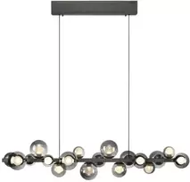 45W LED pakabinamas šviestuvas E-POPUP, pilkos sp., 2200-5000K, dimeriuojamas, reguliuojamo aukščio