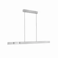 39W LED pakabinamas šviestuvas MOTO-RISE, sidabro sp., 2700-5000K, dimeriuojamas, reguliuojamo aukščio ir ilgio