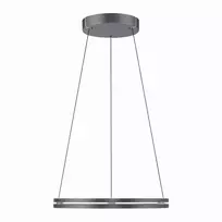 53W LED pakabinamas šviestuvas E-LOOP, pilkos sp., 2700-5000K, dimeriuojamas, 70cm, reguliuojamo aukščio