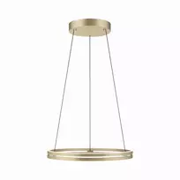 53W LED pakabinamas šviestuvas E-LOOP, žalvario sp., 2700-5000K, dimeriuojamas, 70cm, reguliuojamo aukščio