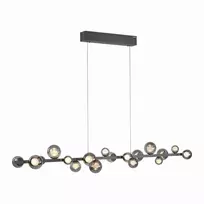 32,4W LED pakabinamas šviestuvas E-POPUP, pilkos sp., 2200-5000K, dimeriuojamas, reguliuojamo aukščio