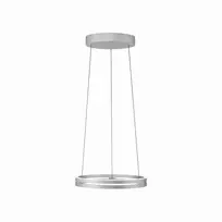 50W LED pakabinamas šviestuvas E-LOOP, aliuminio sp., 2700-5000K, dimeriuojamas, 50cm, reguliuojamo aukščio