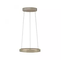 50W LED pakabinamas šviestuvas E-LOOP, bronzos sp., 2700-5000K, dimeriuojamas, 50cm, reguliuojamo aukščio