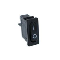 Klavišinis jungiklis ON-OFF SPST 6A/250VAC-juoda