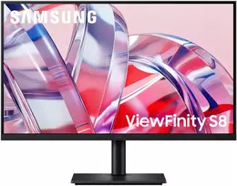 Monitorius Samsung S80H, 68.6 cm (27"), 3840 x 2160 pikselių, 4K Ultra HD, LCD, 5 ms, Juodas