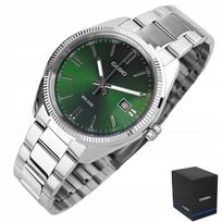 Vyriškas laikrodis Casio MTP-1302PD-3AVEF su sidabrine apyranke