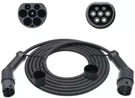 Sinox EV įkrovimo kabelis mode 3. 32A 1 fazė. 5 m. Juodas