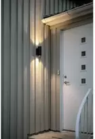 Solar Plus Fasadinė armatūra Milo G2 M II balta, DIP-Kelvin 3000K/4000K, 760-1000lm, sklaida 30°, 8-10W, IP65, IK06. Fazinis reguliavimas (galinis kraštas).