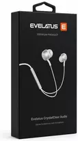 Vadu austiņas Evelatus Crystal Clear Audio ausinės with 3.5 mm jack su mikrofonu Baltas