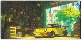 Pelės kilimėlis "LIT Pelės kilimėlis" Gramp's Garage - 900x400x3 mm