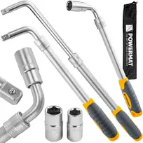 Powermat TELESKOPINIS RATŲ VERŽLIARAKTIS 1/2" 350-530mm + GALVUTĖS PM-KLDK-530T