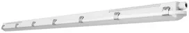 37/31/25/20W LED linijinis šviestuvas su avariniu moduliu ir judesio davikliu DP EL SN 1500, pilkas, 6500K, IP66