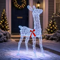 3D Kalėdų elnias LOVIISA 110 LED Mėlyna 70 x 26 x 100 cm