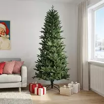 Dirbtinė Sulankstoma Kalėdų Eglutė 240 cm PVC ir PE Žalia