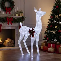 3D Kalėdų elnias LOVIISA 200 LED Šalta balta 96 x 40 x 140 cm