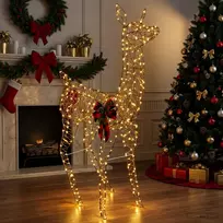 3D Kalėdų elnias LOVIISA 200 LED Šilta balta 96 x 40 x 140 cm