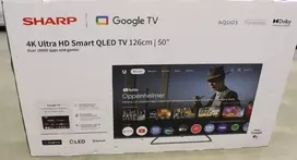 Išparduodama. Sharp Smart TV 50HP6265E 50" 126 cm 4K UHD (2160p) Google TV PAŽEISTA PAKUOTĖ