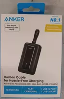 Išparduodama. Anker Power bank with Built-in USB C Cable 10000 mAh Juodas PAŽEISTA PAKUOTĖ
