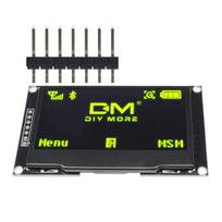 OLED ekranas 2.24" 128x64px 7pin (geltonas)