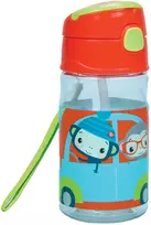 Fisher-Price gyvūnų plastikinis butelis su kabliuku 350 ml