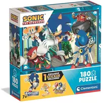 Sonic the Hedgehog 180 detalių Clementoni dėlionė