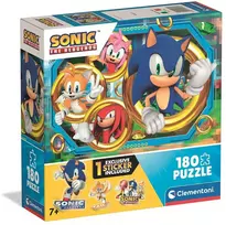 180 detalių Clementoni dėlionė „Sonic the Hedgehog“