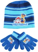 Kepurė Paw Patrol Ready žieminė vaikiška kepuraitė ir pirštinės