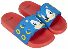 Paplūdimio šlepetės Vaikams Sonic Mėlyna Raudona Spalvotas
