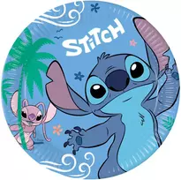 Disney Lilo ir Stitch angelo popierinės lėkštės, 8 vnt., 23 cm, FSC