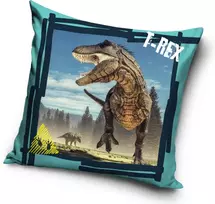Pagalvės užvalkalas su dinozauru 40x40 cm