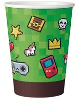 „Gamer Game“ popierinių puodelių rinkinys, 6 vnt., 200 ml