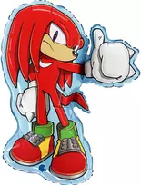 Sonic the Hedgehog Knuckles folijos balionas 66 cm