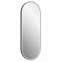 Sieninis šviestuvas 18W LED šviestuvas - veidrodis, juodas, 3000/4000K, IP44, dimeriuojamas, 25386-B