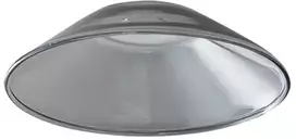 Pakabinamo šviestuvo priedas - gaubtas, skaidrus, 18cm, 26132