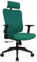 Hells Chair Biuro kėdė su spyruokline sėdyne ir 3D juosmens atrama, audinio apmušalas, žalia