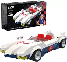 CaDA konstruktoriaus kaladėlės lenktyninis automobilis Speed Racer Mach 5 C55087W 294 elementai