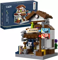 CaDA kaladės Pastatas Mini japoniškas restoranas 313 elementų C66072W