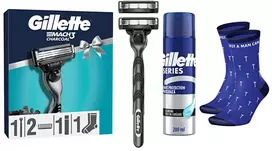 Gillette Mach3 Charcoal rinkinys dovanų rinkinys